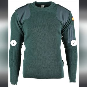 Genuine Spanish Army Commando wool blend sweater